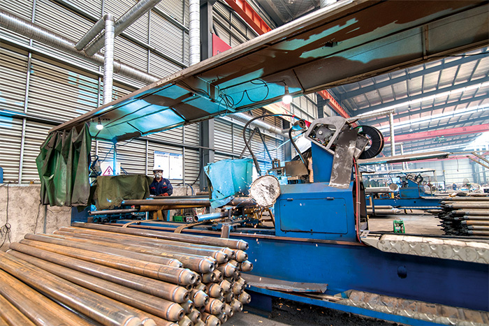 高安网架杆件自动焊接